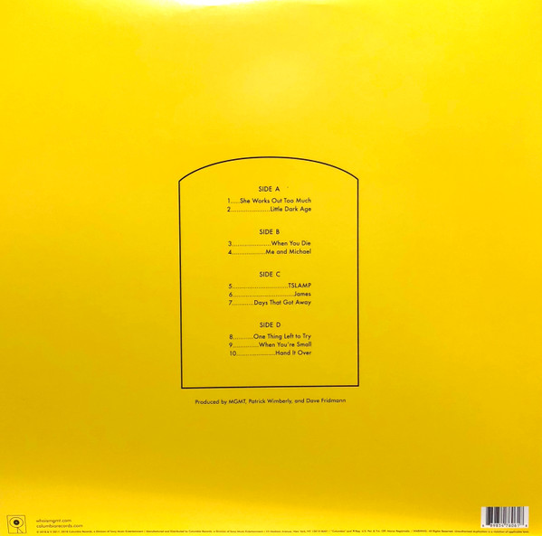 Виниловая пластинка MGMT LITTLE DARK AGE