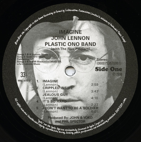 Виниловая пластинка JOHN LENNON LENNON