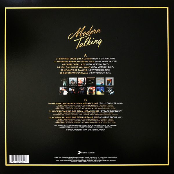Виниловая пластинка MODERN TALKING Back for Gold