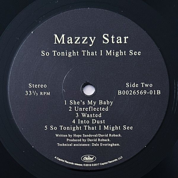 Виниловая пластинка MAZZY STAR SO TONIGHT THAT I MIGHT SEE