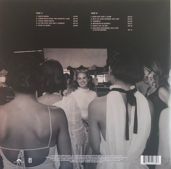Виниловая пластинка LANA DEL REY CHEMTRAILS OVER THE COUNTRY CLUB