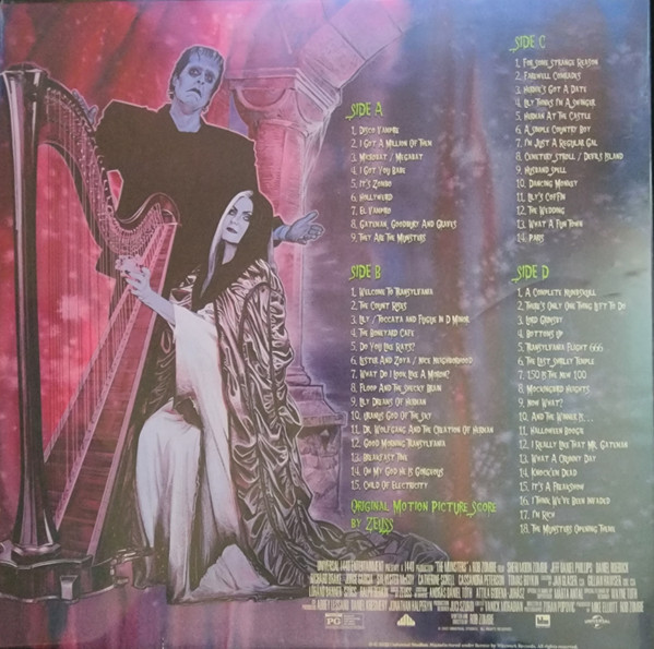 Виниловая пластинка ZEUSS & ROB ZOMBIE MUNSTERS
