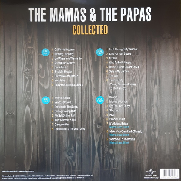 Виниловая пластинка MAMAS & THE PAPAS COLLECTED