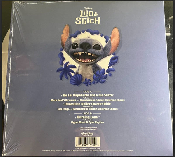 Виниловая пластинка LILO & STITCH OST LILO & STITCH LIVE-ACTION