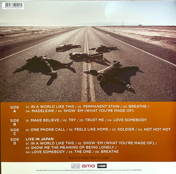 Виниловая пластинка BACKSTREET BOYS IN A WORLD LIKE THIS