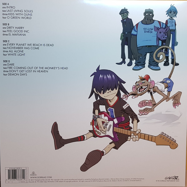 Виниловая пластинка GORILLAZ Demon Days