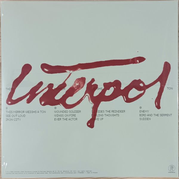 Виниловая пластинка INTERPOL THIS MIRROR WEIGHS A TON