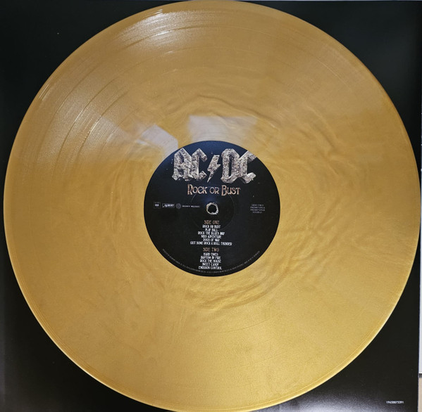 Виниловая пластинка AC/DC Rock or Bust (50th Anniversary Gold Color Vinyl)