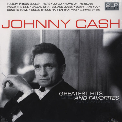 Виниловая пластинка JOHNNY CASH GREATEST HITS AND FAVORITES