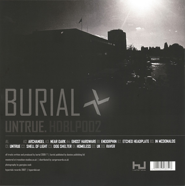 Виниловая пластинка BURIAL UNTRUE
