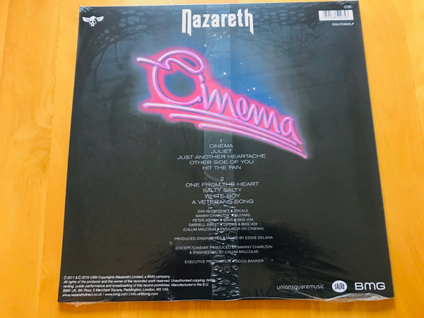 Виниловая пластинка NAZARETH CINEMA