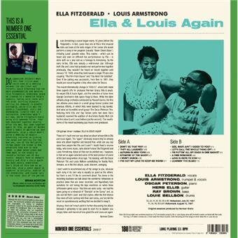 Виниловая пластинка LOUIS ARMSTRONG & ELLA FITZGERALD ELLA & LOUIS AGAIN