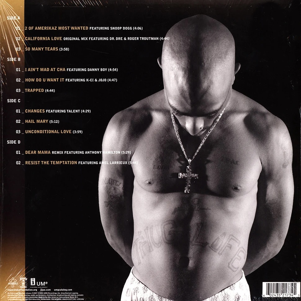 Виниловая пластинка 2PAC THE BEST OF 2PAC: THUG