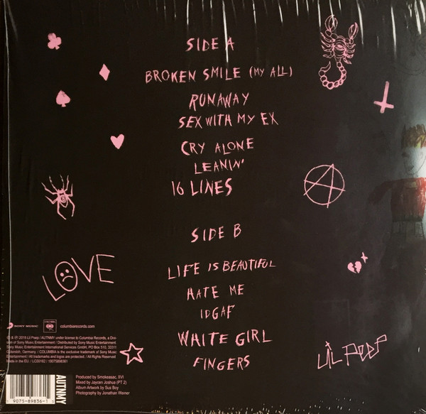 Виниловая пластинка LIL PEEP Come Over When You're Sober, Pt. 2