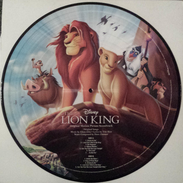 Виниловая пластинка HANS ZIMMER THE LION KING