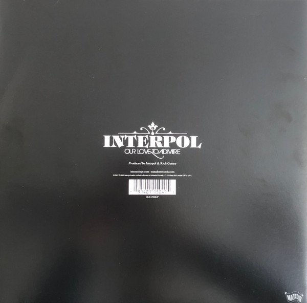Виниловая пластинка INTERPOL OUR LOVE TO ADMIRE