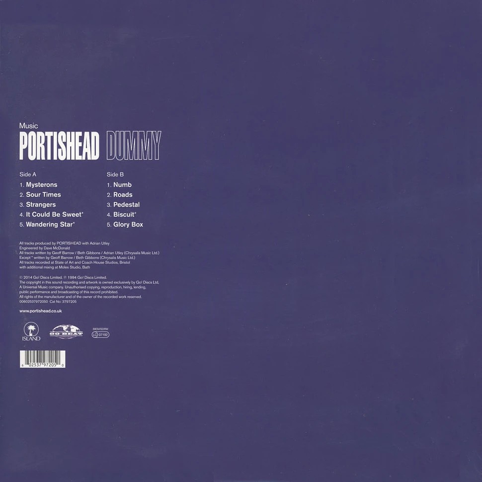 Виниловая пластинка PORTISHEAD Dummy