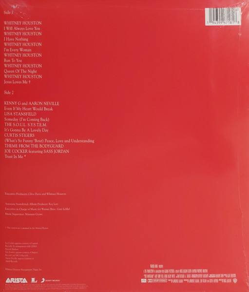 Виниловая пластинка VARIOUS The Bodyguard - Original Soundtrack Album