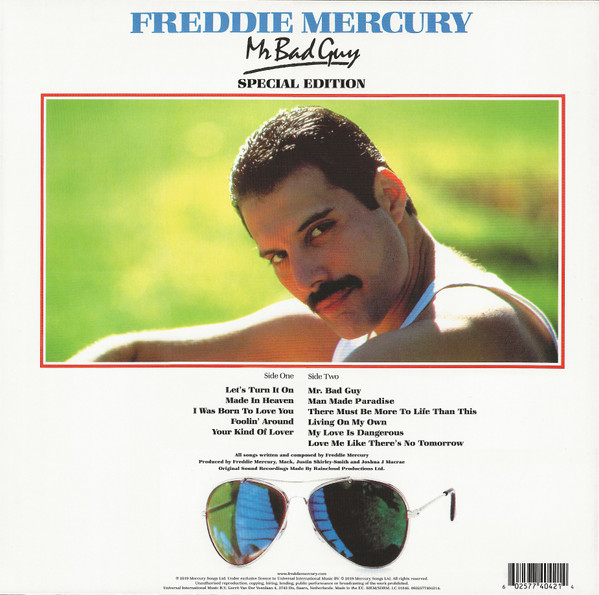 Виниловая пластинка FREDDIE MERCURY Mr Bad Guy