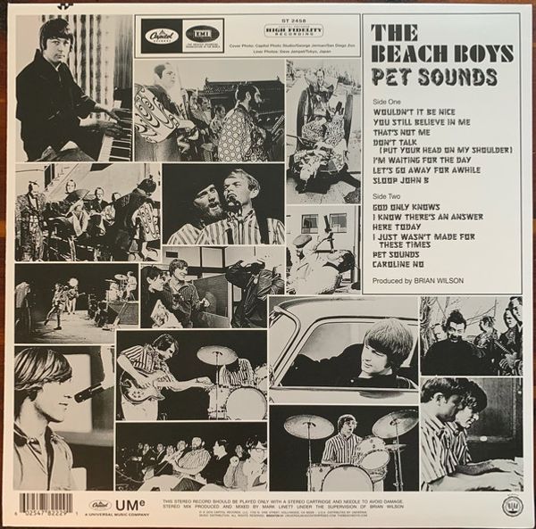 Виниловая пластинка THE BEACH BOYS PET SOUNDS 