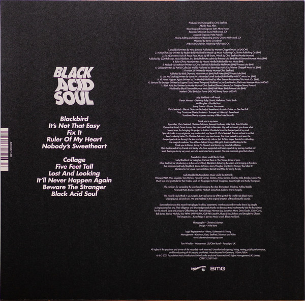 Виниловая пластинка LADY BLACKBIRD BLACK ACID SOUL