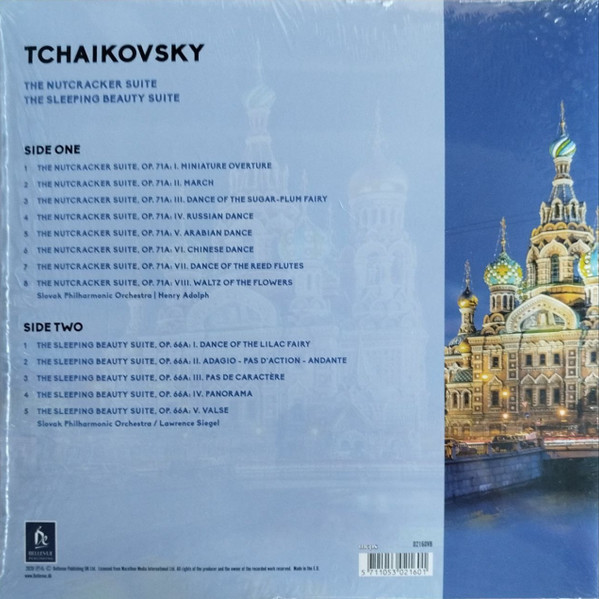 Виниловая пластинка SLOVAK PHILHARMONIC ORCHESTRA TCHAIKOVSKY THE NUTCRACKER SUITE, THE SLEEPING BEAUTY