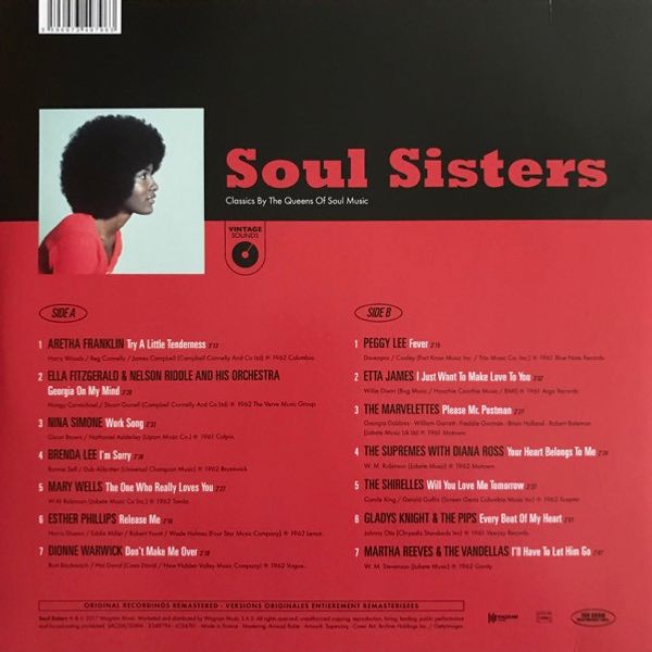 Виниловая пластинка VARIOUS SOUL SISTERS