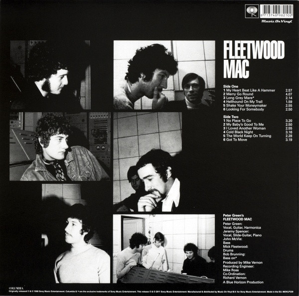 Виниловая пластинка FLEETWOOD MAC PETER GREEN'S FLEETWOOD MAC