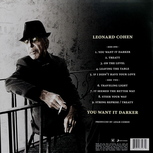 Виниловая пластинка LEONARD COHEN YOU WANT IT DARKER
