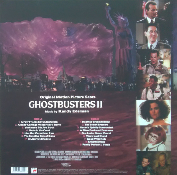 Виниловая пластинка RANDY EDELMAN GHOSTBUSTERS II (ORIGINAL MOTION PICTURE SCORE)