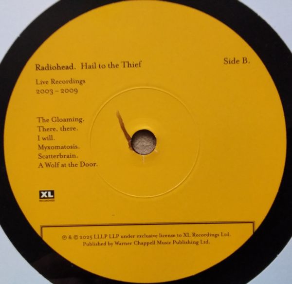 Виниловая пластинка RADIOHEAD HAIL TO THE THIEF