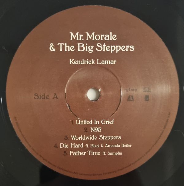 Виниловая пластинка KENDRICK LAMAR Mr. Morale & The Big Steppers