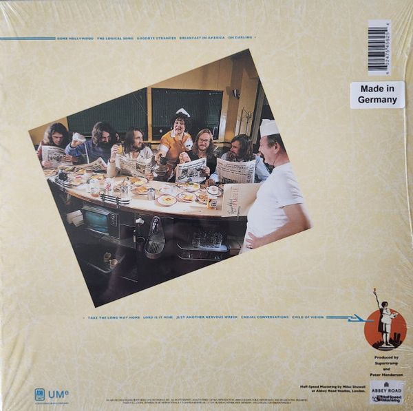 Виниловая пластинка SUPERTRAMP BREAKFAST IN AMERICA