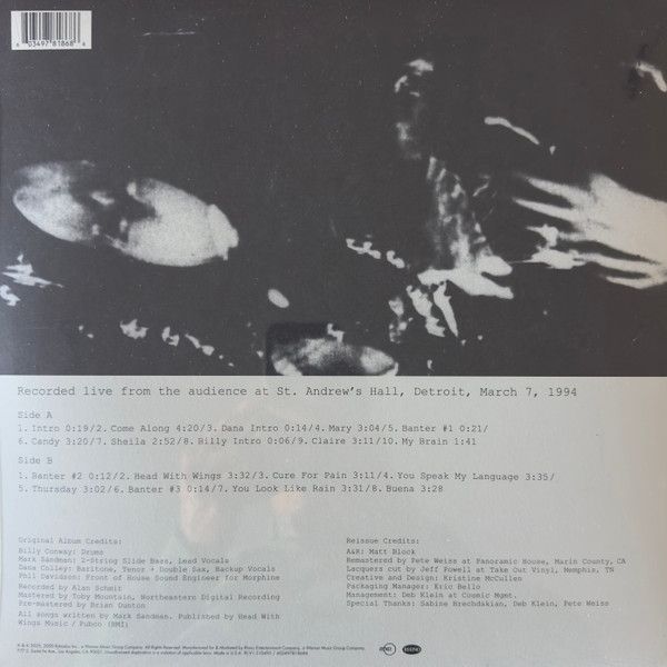 Виниловая пластинка MORPHINE BOOTLEG DETROIT RECORD STORE DAY 2025 COLORED VINYL EDITION