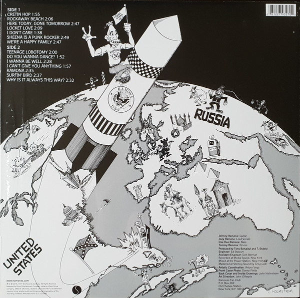 Виниловая пластинка RAMONES ROCKET TO RUSSIA