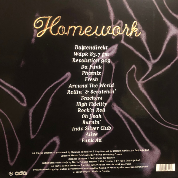 Виниловая пластинка DAFT PUNK HOMEWORK
