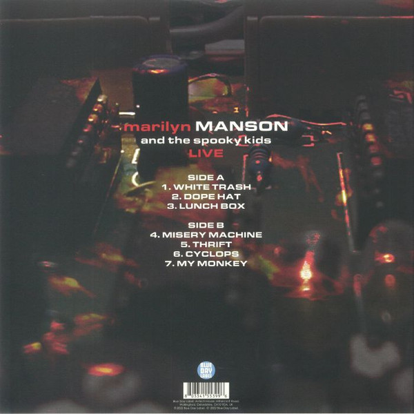 Виниловая пластинка MARILYN MANSON AND THE SPOOKY KIDS LIVE 