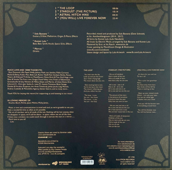 Виниловая пластинка ELECTRIC MOON STARDUST RITUALS