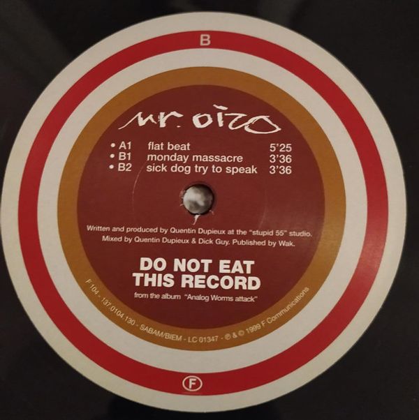Виниловая пластинка MR. OIZO FLAT BEAT