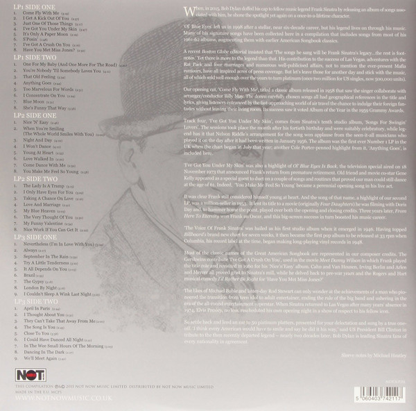 Виниловая пластинка FRANK SINATRA PLATINUM COLLECTION