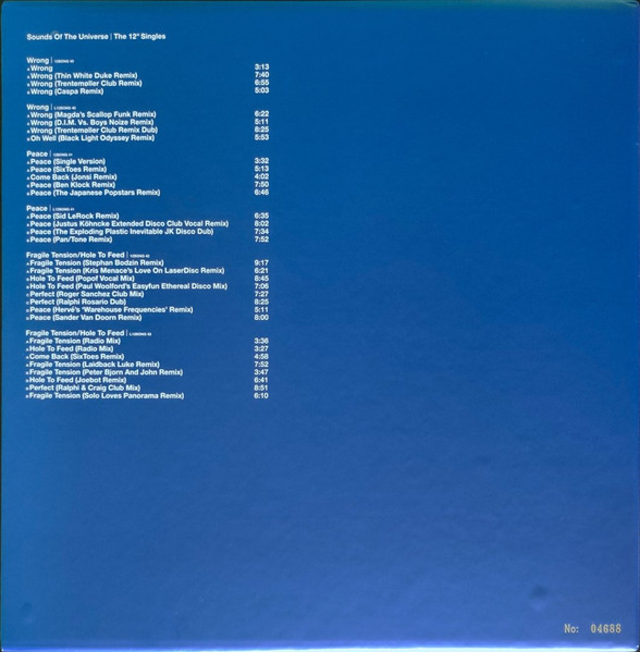 Виниловая пластинка DEPECHE MODE Sounds Of The Universe - The 12" Singles"