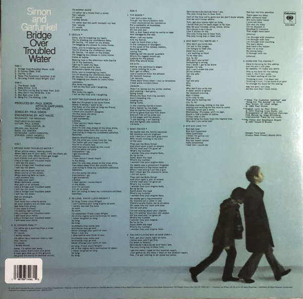 Виниловая пластинка SIMON & GARFUNKEL BRIDGE OVER TROUBLED WATER