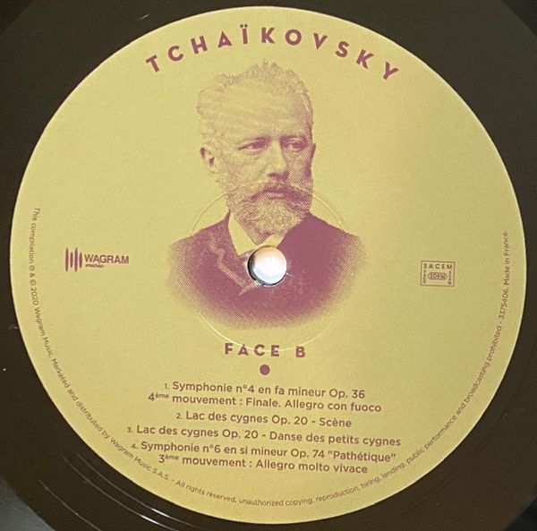 Виниловая пластинка PJOTR ILJITSCH TSCHAIKOWSKI THE MASTERPIECE OF