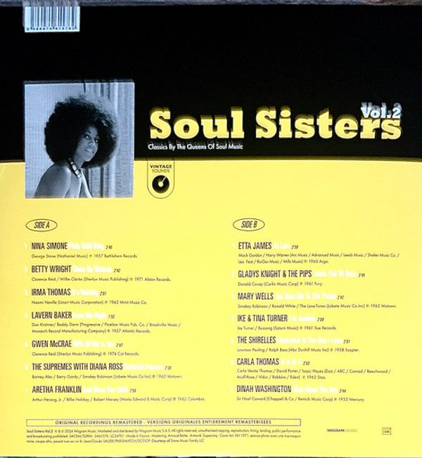 Виниловая пластинка VARIOUS SOUL SISTERS 02