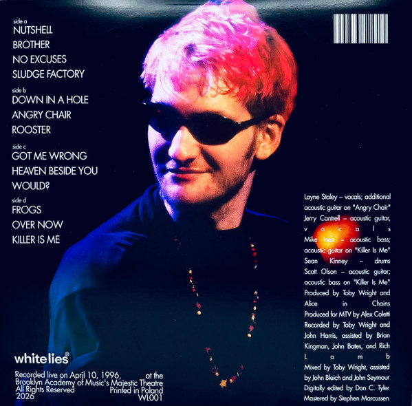 Виниловая пластинка ALICE IN CHAINS MTV UNPLUGGED